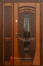 Стальная дверь Парадная дверь №106 с отделкой Массив дуба
