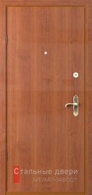 Стальная дверь Винилискожа №63 с отделкой Ламинат