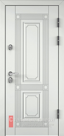 Входные двери МДФ в Чехове «Белые двери МДФ»