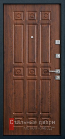 Стальная дверь МДФ №542 с отделкой МДФ ПВХ