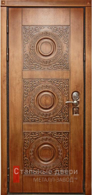 Стальная дверь Железная дверь с терморазрывом №36 с отделкой МДФ ПВХ