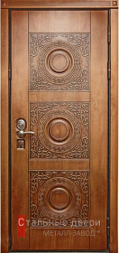 Стальная дверь МДФ №334 с отделкой МДФ ПВХ