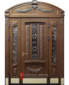 Стальная дверь Парадная дверь №48 с отделкой Массив дуба