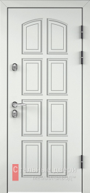Входные двери МДФ в Чехове «Белые двери МДФ»