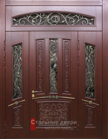 Стальная дверь Парадная дверь №349 с отделкой Массив дуба