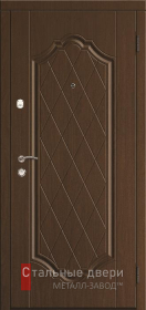 Стальная дверь С зеркалом №57 с отделкой МДФ ПВХ