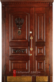 Стальная дверь Парадная дверь №30 с отделкой Массив дуба