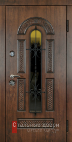 Входные двери МДФ в Чехове «Двери МДФ со стеклом»