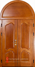 Стальная дверь Парадная дверь №125 с отделкой МДФ Шпон